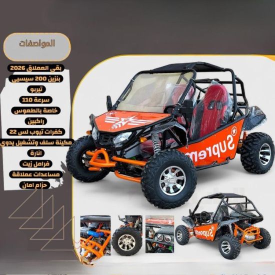 صورة سيارة جيب رمال UTV03 تصميم قوي 200cc